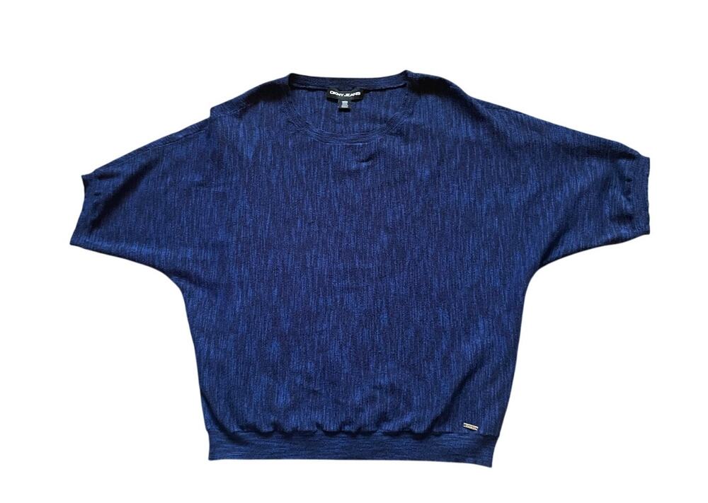 Jeans Womens/Teen Sweater Dolman Short Sleeve Size Small Contemporary Retro